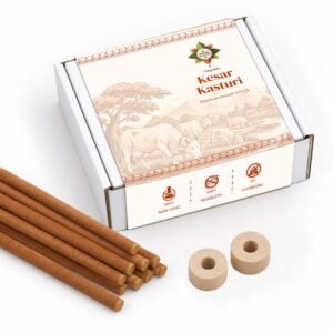 Organic Kesar kasturi   Cow Dung  Dhoop Stick  (100 gm)