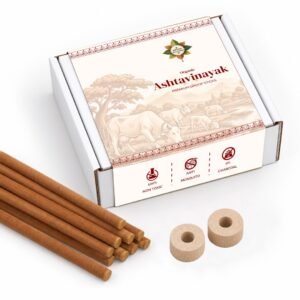 Organic Ashtvinayak  Cow Dung Dhoop stick (100 gm)
